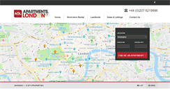 Desktop Screenshot of apartmentsoflondon.co.uk